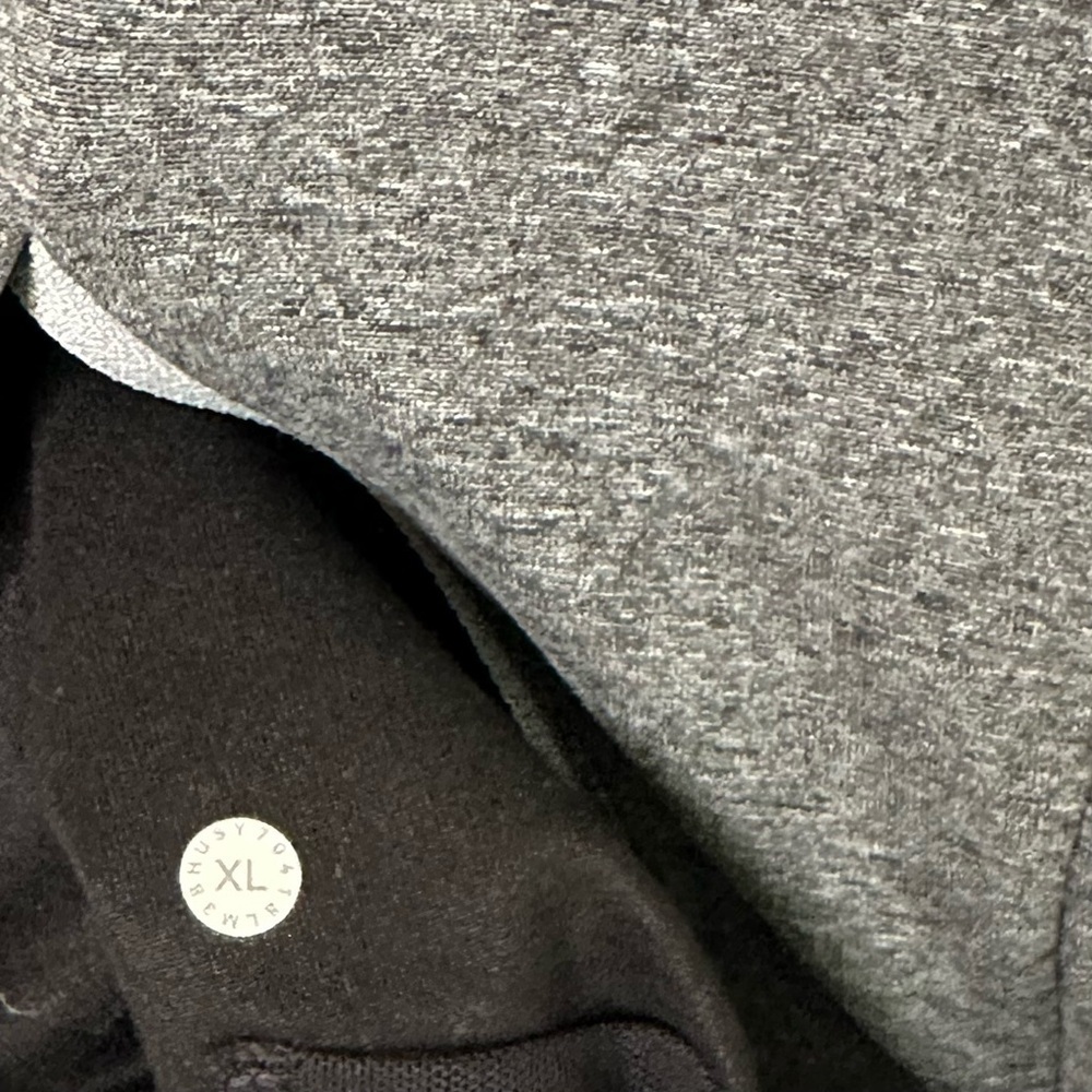 Lululemon Men’s City Sweat Bomber Thermo Heathered Light Cast Grey Jacket XL - Picture 4 of 6